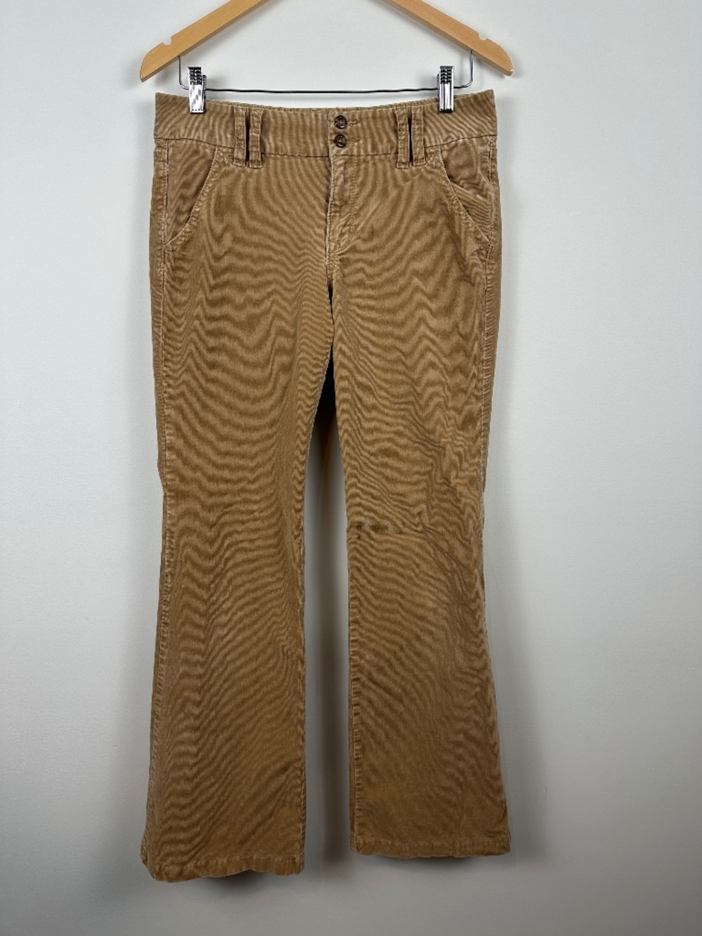 Old Navy Camel Corduroy Mid Rise Bootcut Pants 8